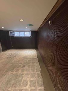 Interior basement waterproofing